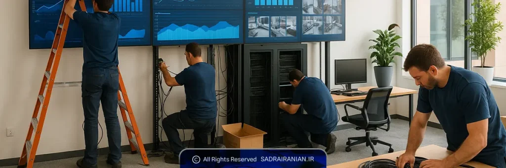نصب اتاق مانیتورینگ