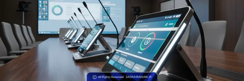 مدیریت هوشمند سالن کنفرانس
