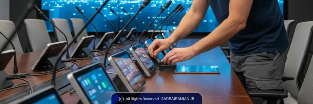 هوشمند سازی سالن جلسات