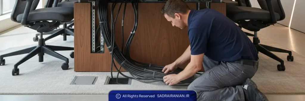 پنهان کردن کابل